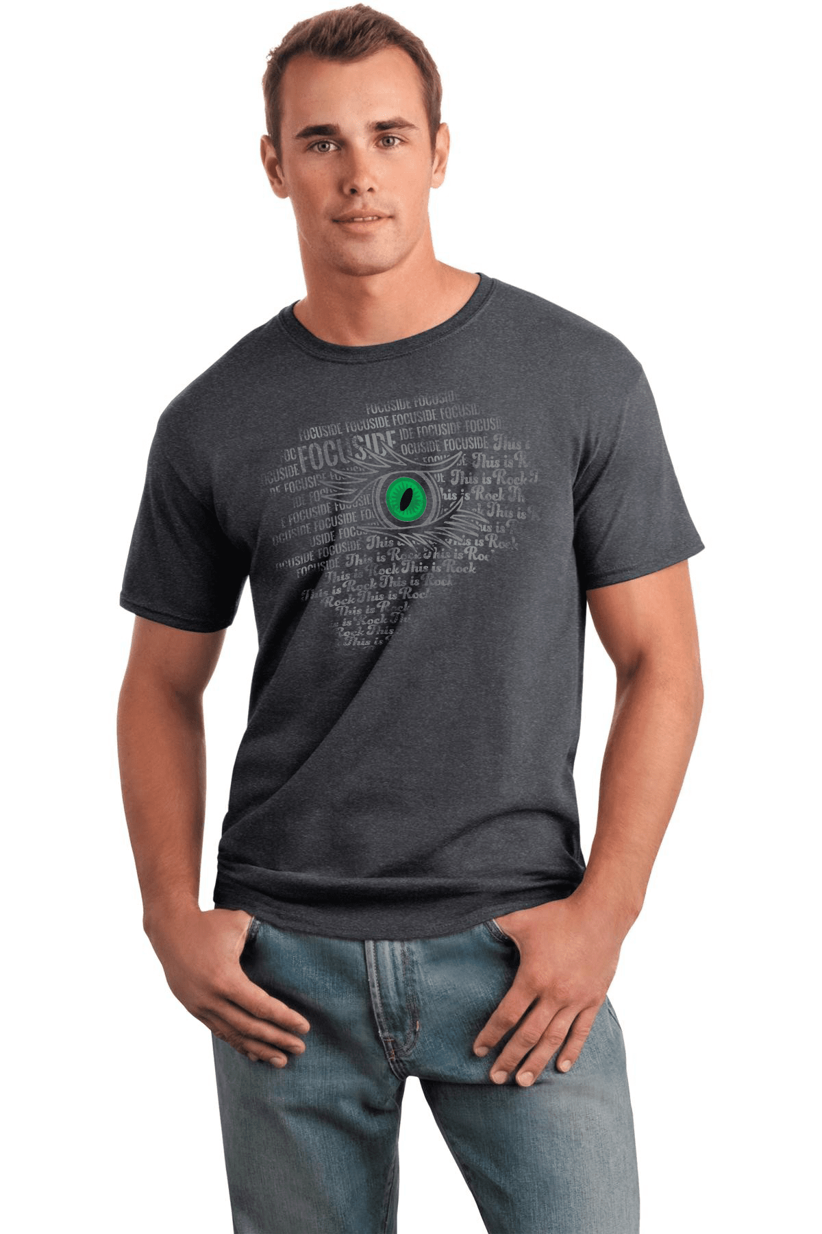 Focuside T-Shirt dark heather, men