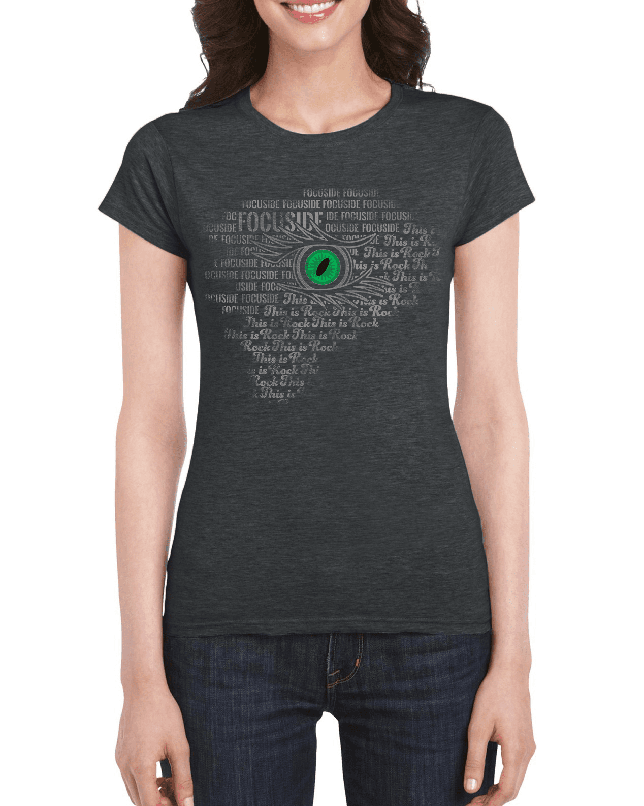 Focuside T-Shirt dark heather, women